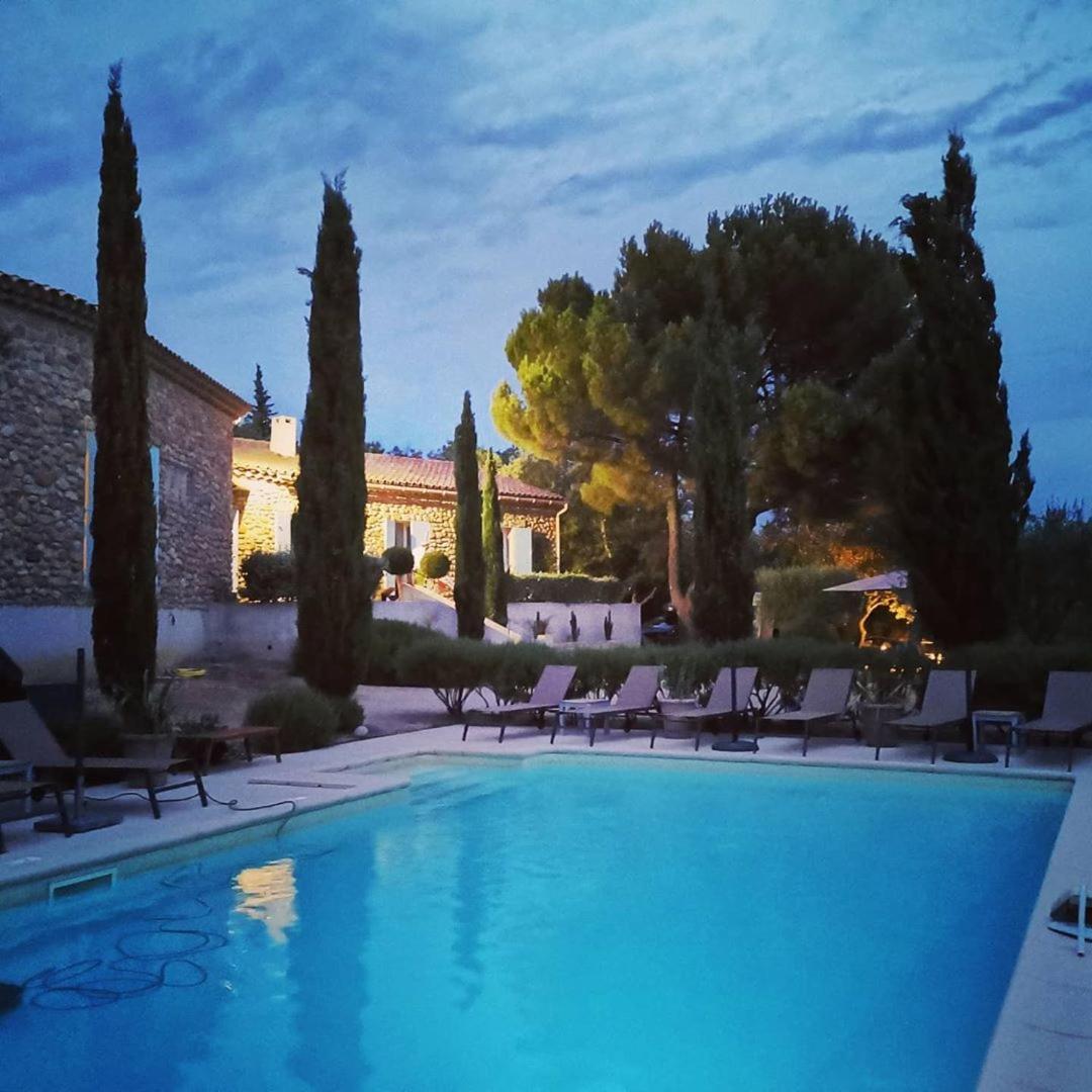 La Fontaine Au Loup Hotel Saint-Maurice-sur-Eygues ภายนอก รูปภาพ